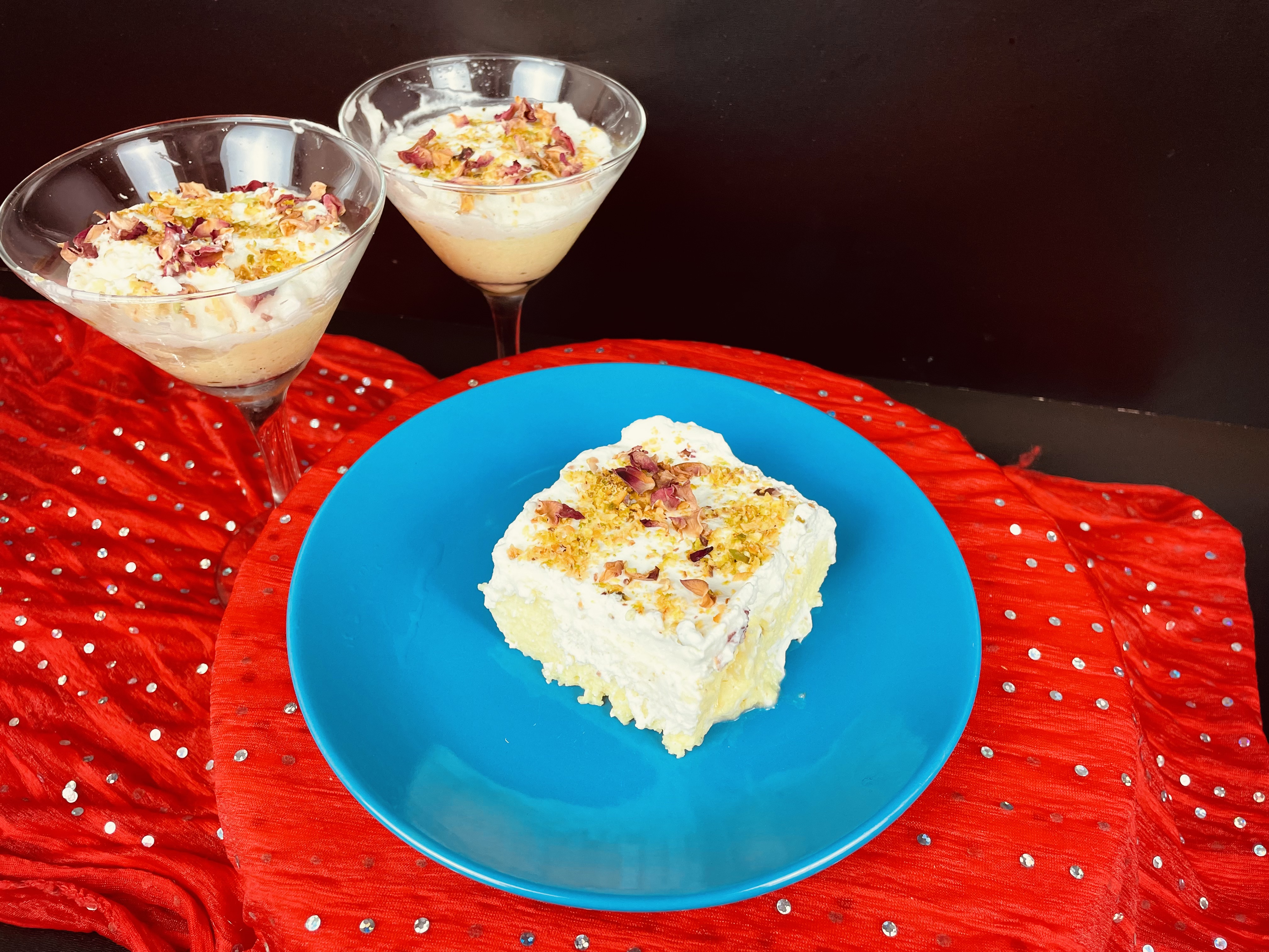 Lebanese Nights Dessert | Layali Lubnan |Semolina Pudding Cake